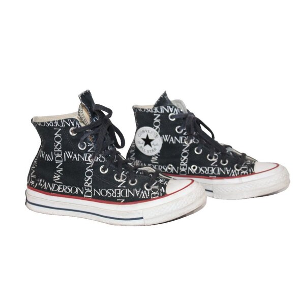 Converse Chuck 70 Hi Grid JW Anderson Black Insign Mens 5 Sneakers 160807C - Picture 2 of 11